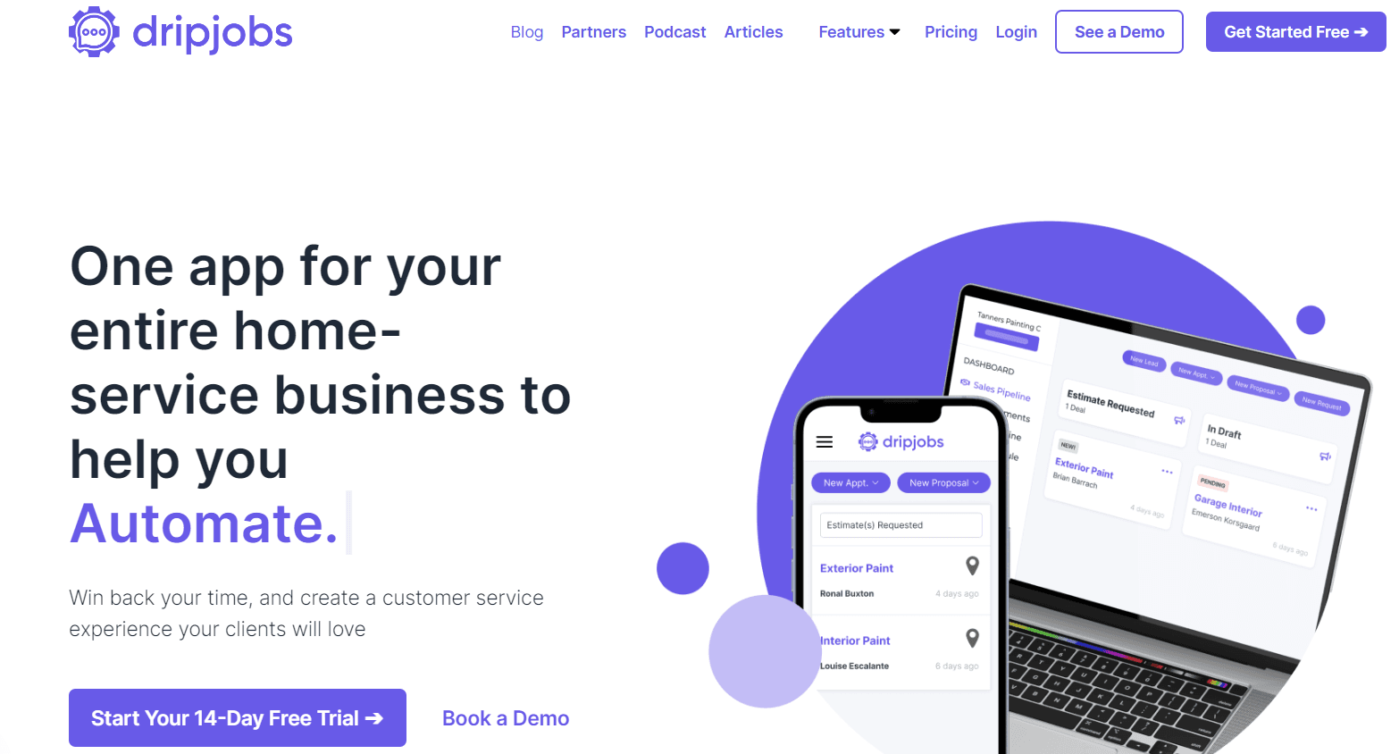 DripJobs Project Review