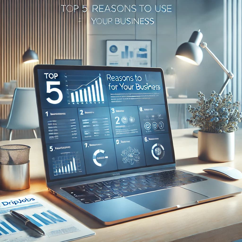 Top 5 Reasons to Use DripJobs for Your Business